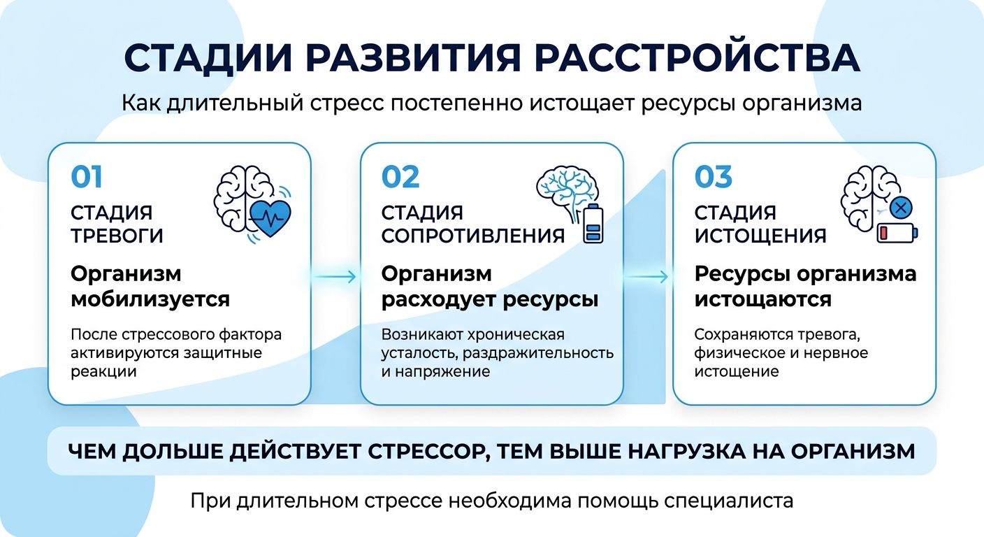 Лечение стресса в Северодонецке инфографика